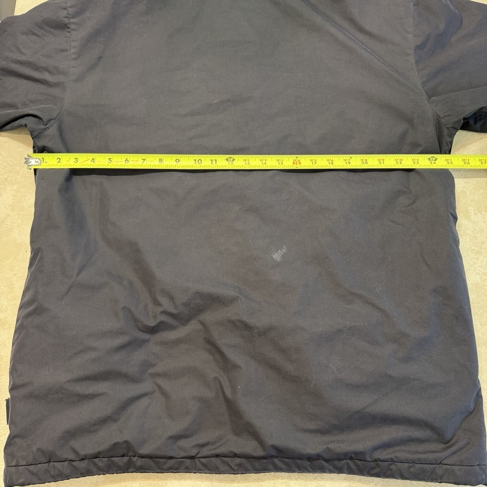 Quiksilver 5000 Snowboard Ski Jacket Mens Large Black Hooded Zip Coat Y2K - Picture 12 of 13